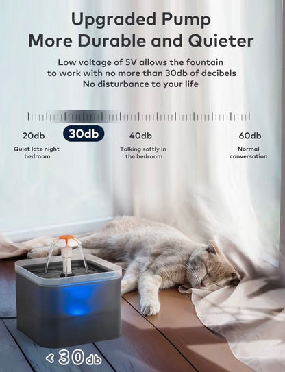 Fuente de agua para mascotas