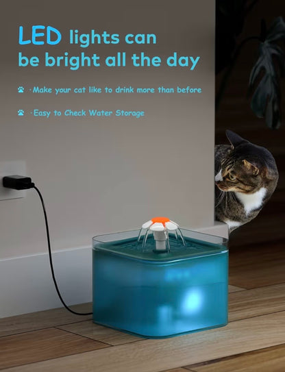 Fuente de agua para mascotas